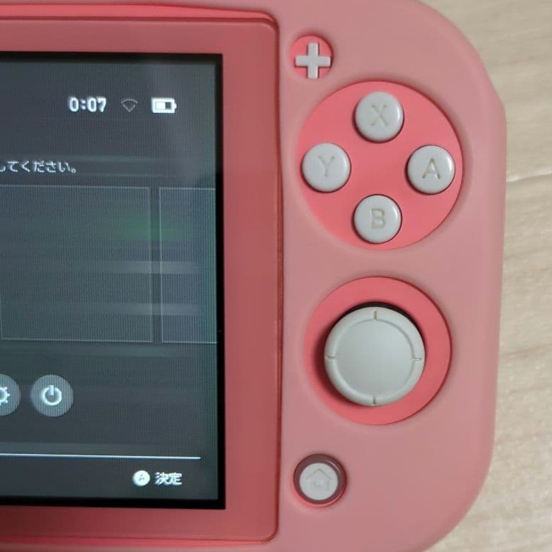 ​【ジャンク品】 Switch Lite コーラル 本体＋充電