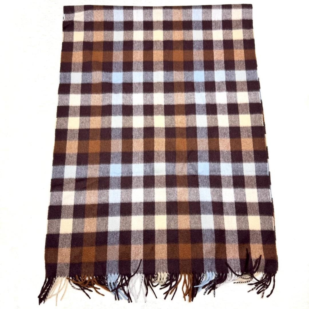 美品✨ジョシュアエリス DRAWERドゥロワー別注 カシミヤ ストール チェック