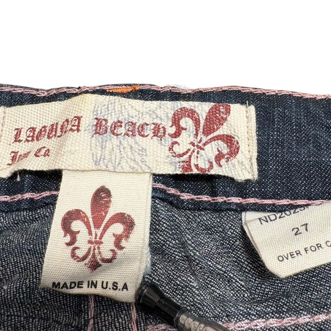 LAGUNA BEACH USA製 スキニーデニム ローライズ ギャル 個性的