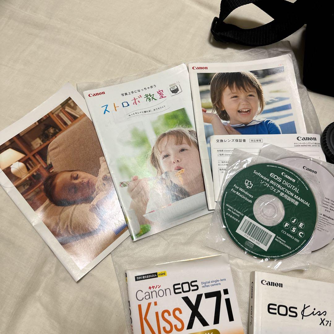 Canon eos xiss x7i 一眼レフ　カメラ　説明書　本　未使用　美品