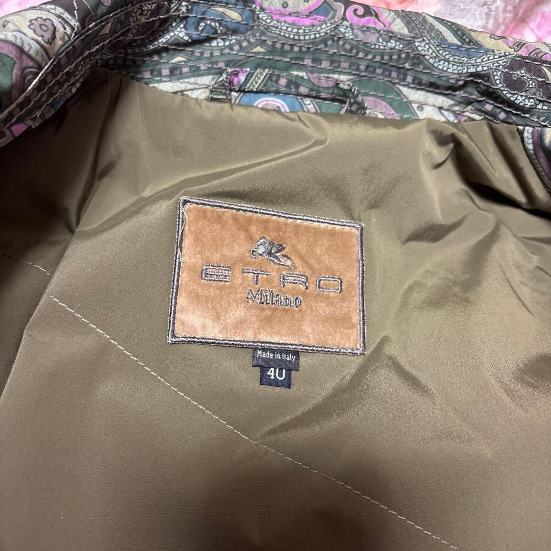 エトロ　ETRO ペイズリー柄　ロングコート　40サイズ