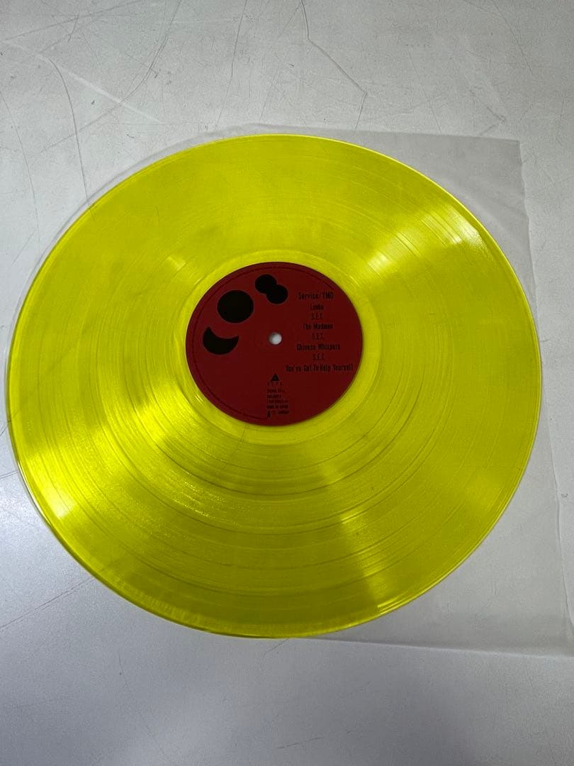 G735 廃盤 YMO SERVICE 初回限定イエロービニール盤 帯付レコード