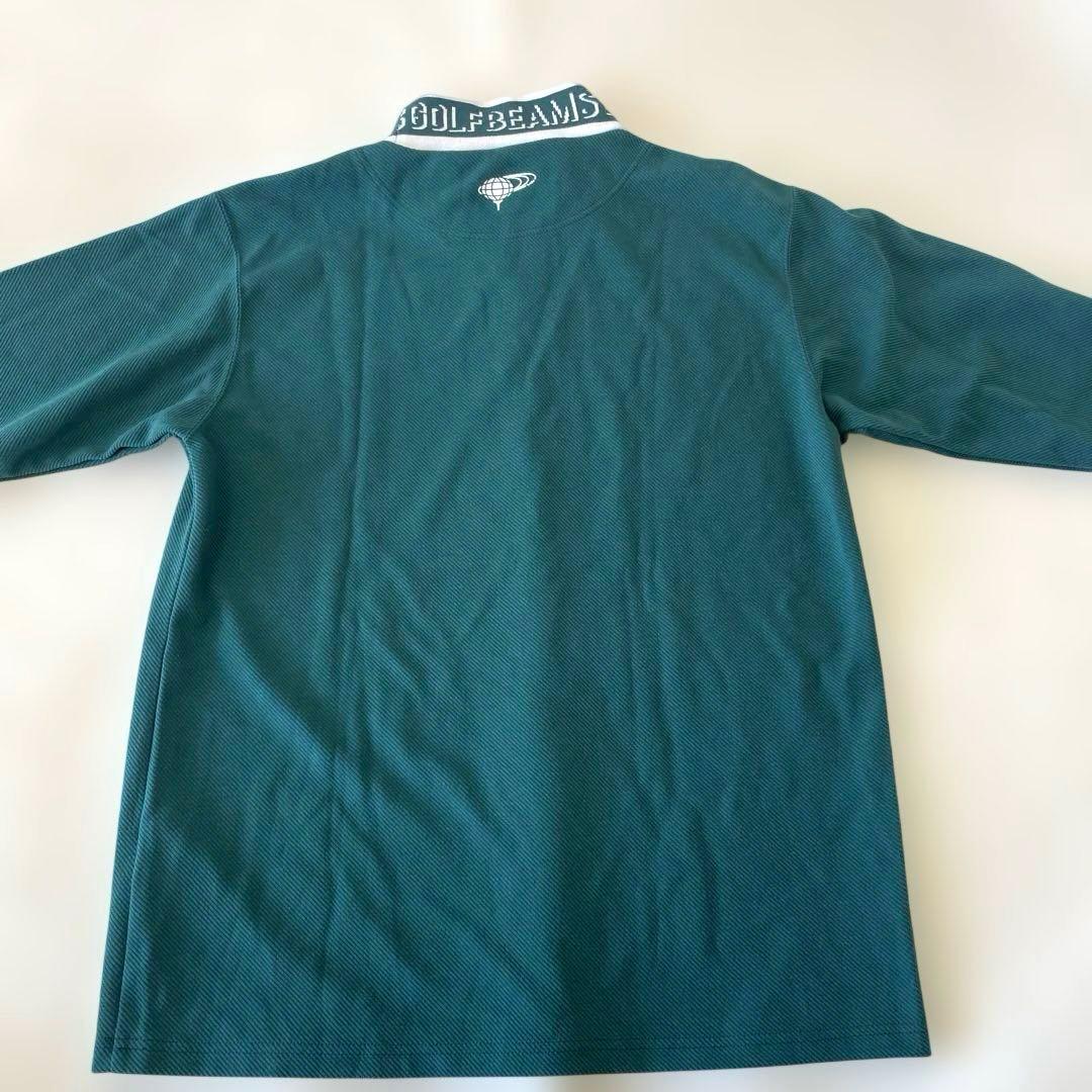 BEAMS GOLF Lサイズ ツイルジャージモックネックシャツ