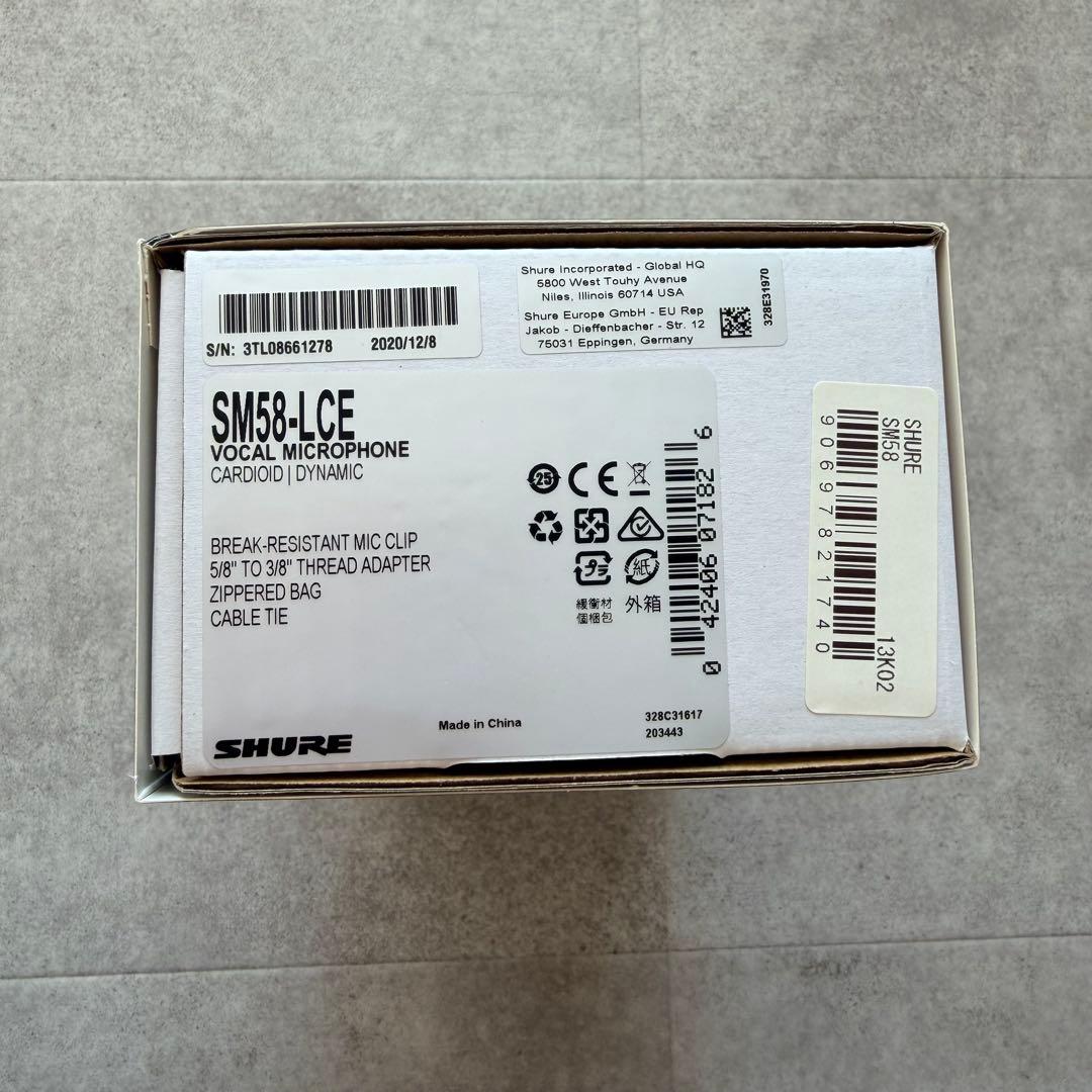 SM58 新品未使用 コード付き