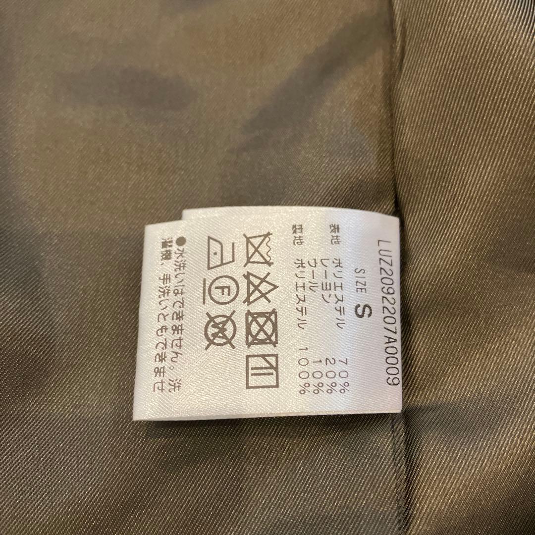 Lui's ブラウン スーツ ノーカラー サイズS×M