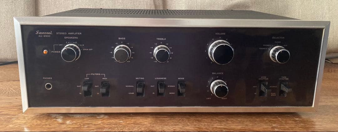 【動作品】 SANSUI プリメインアンプ AU-6500