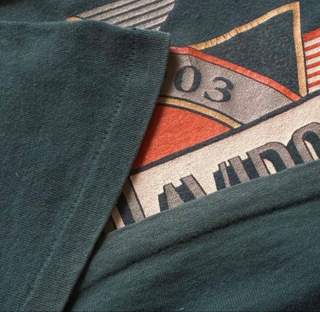 3D emblem 90s USA製 “ハーレーダビッドソン“フレイム Tシャツ