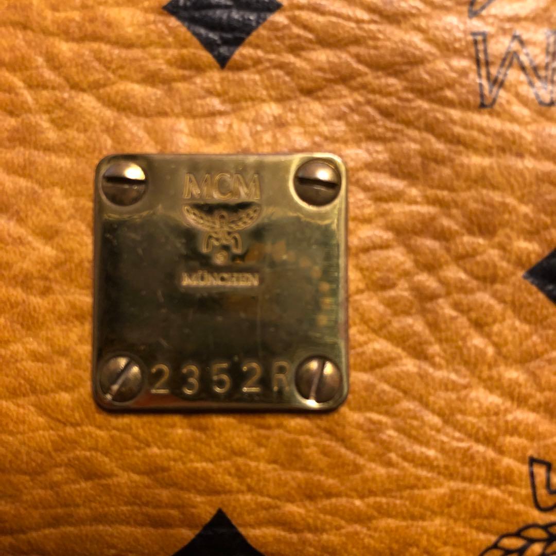 林*子様 【美品】MCM ブラウンレザーボストンバッグused