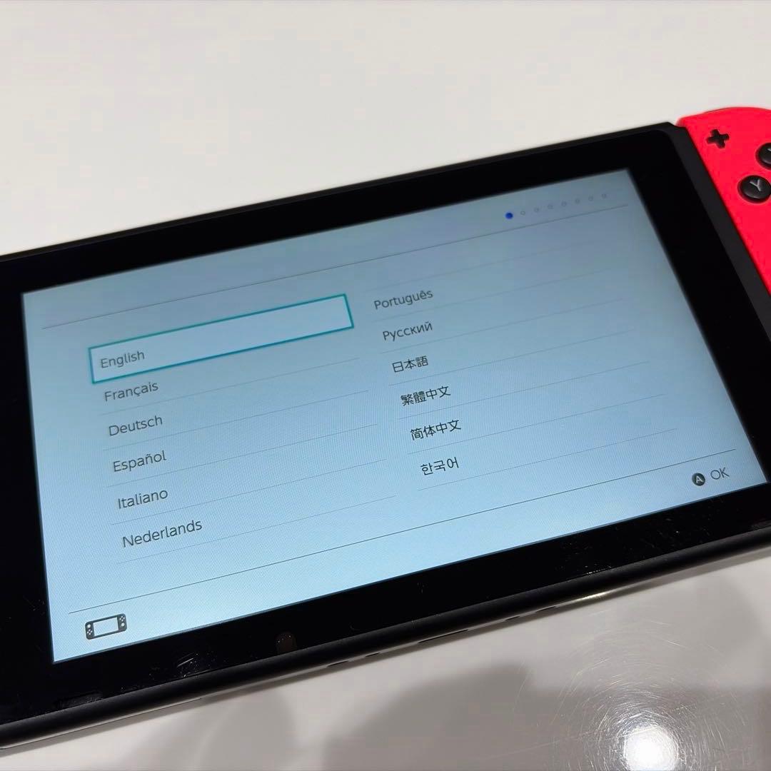 【中古】Nintendo Switch 本体 青/赤