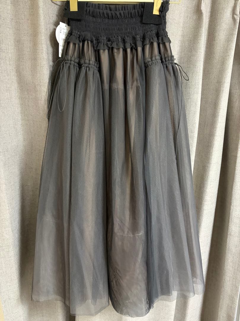 SNIDEL Chacott Sustainableチュールスカート