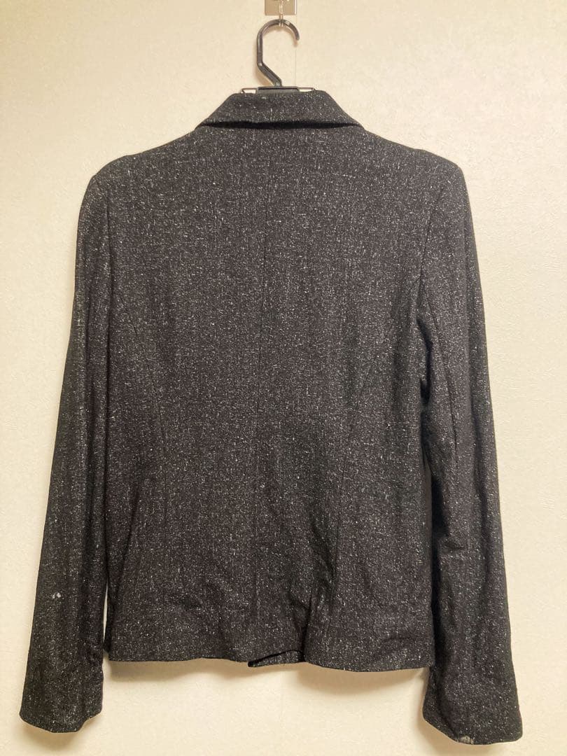 JW ANDERSON ラメ ジップジャケット M ブラック