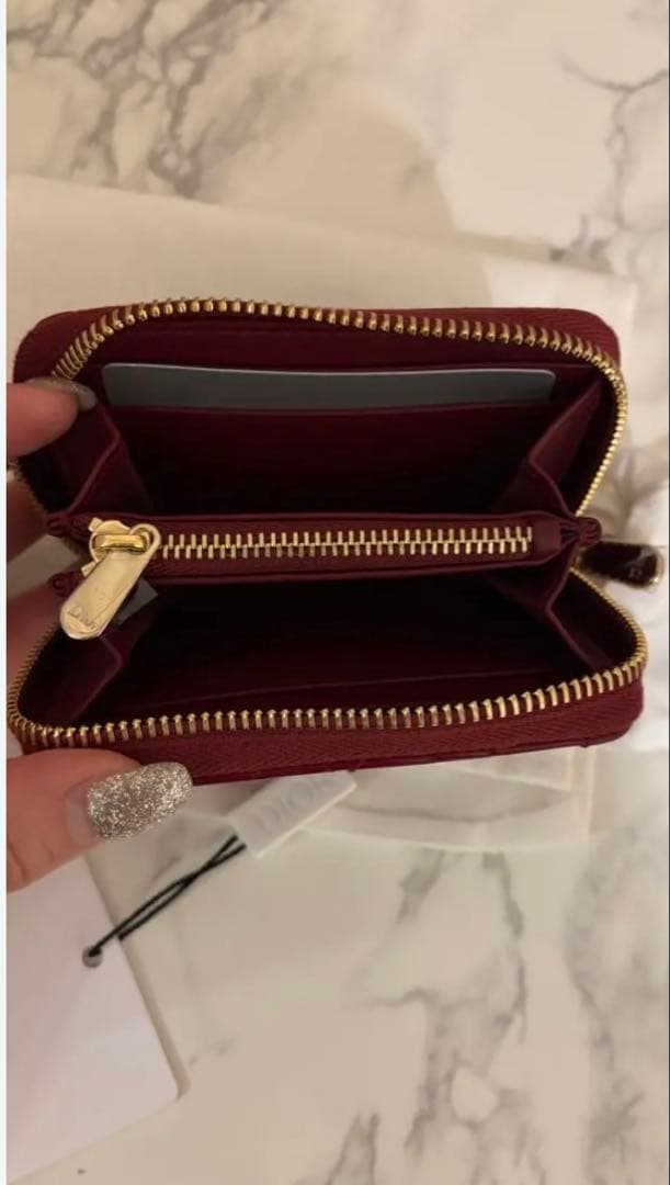 Dior 財布 ミディアムウォレット レッド 赤 新品未使用