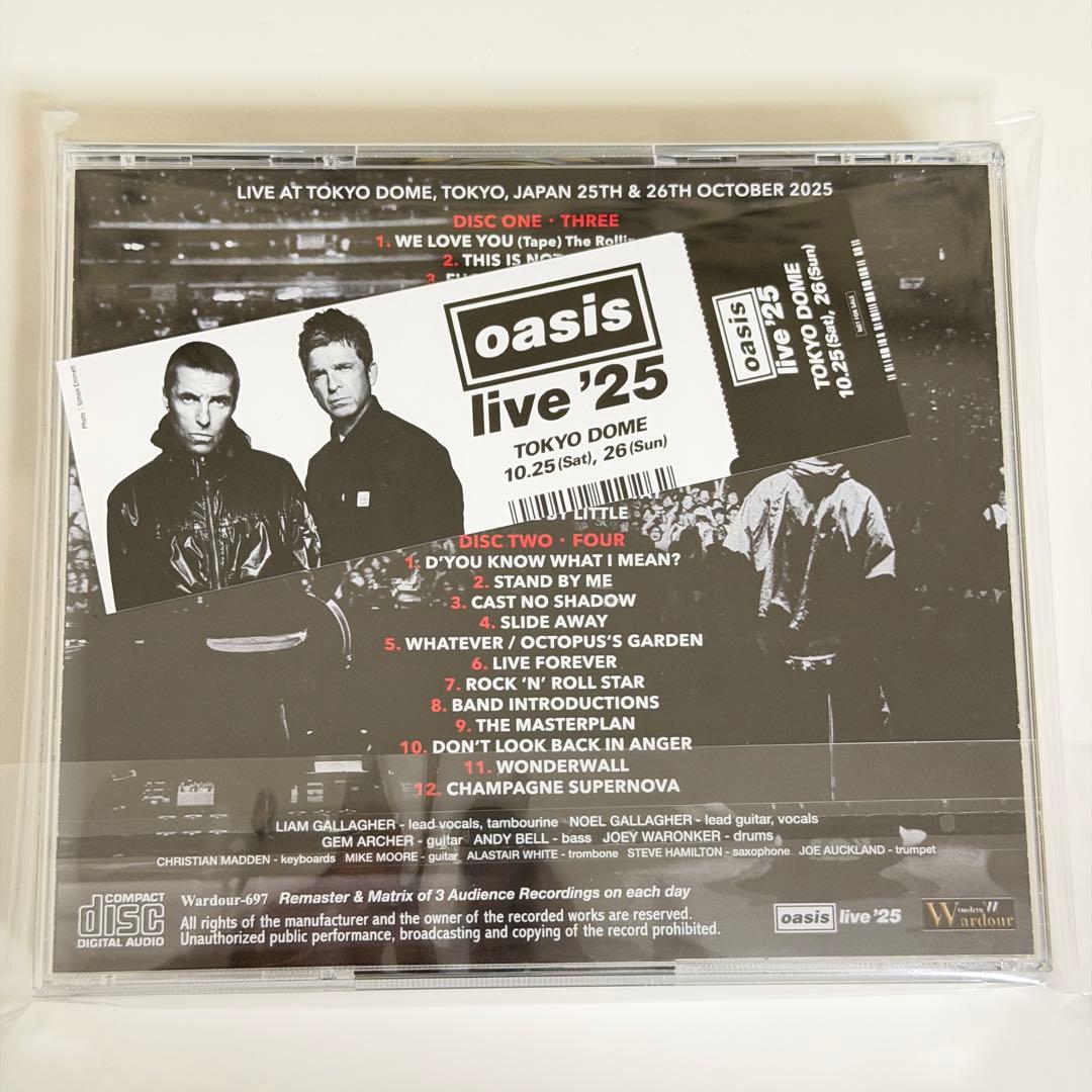 洋楽 OASIS - DEFINITIVE TOKYO DOME 2025