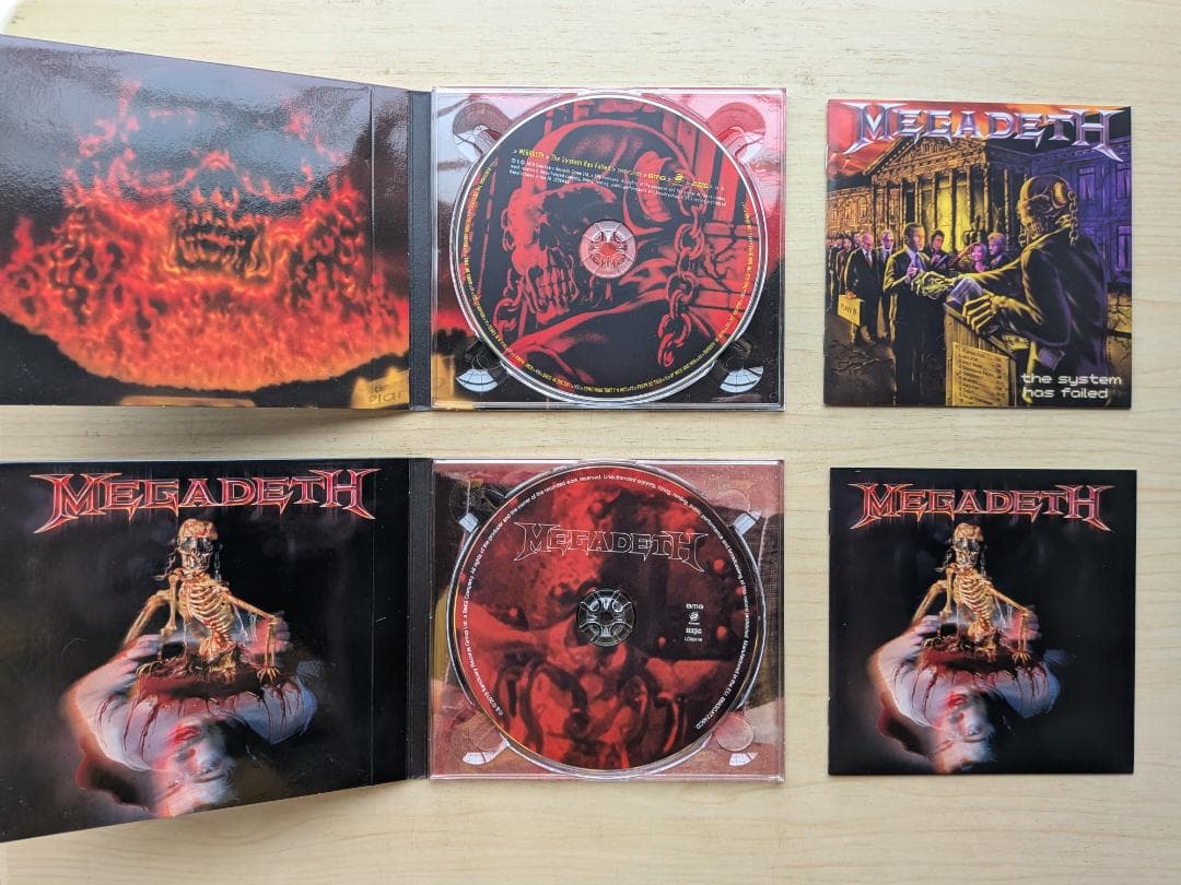 メガデス 2019年リマスターCD アルバム5枚セット