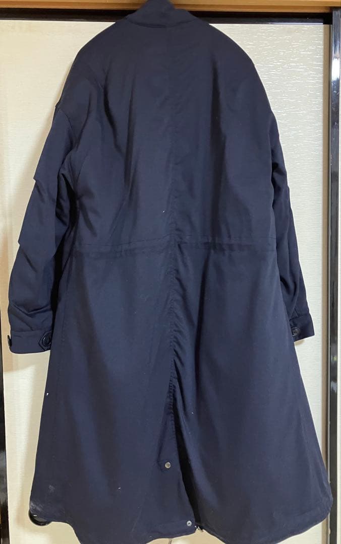 スピックアンドスパンネイビー ロングモッズコート サイズ38