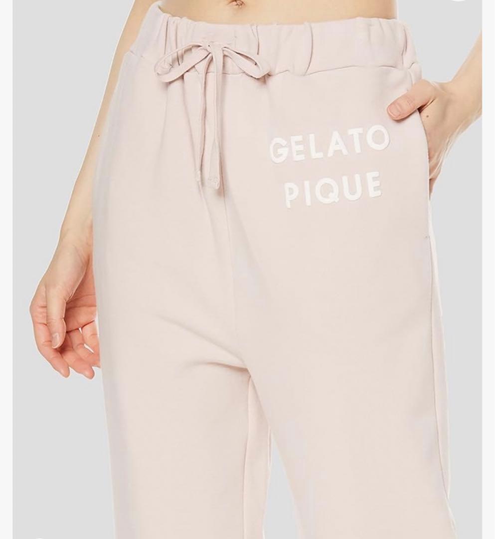 【新品未使用】gelato pique 裏毛ロングパンツ OWHT