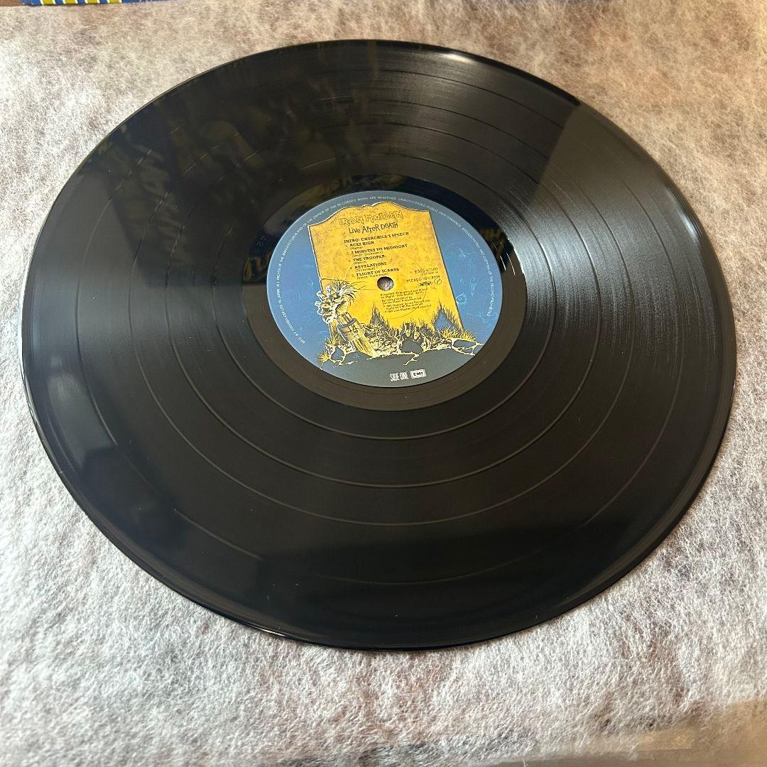 アイアン・メイデン Live After Death LPレコード
