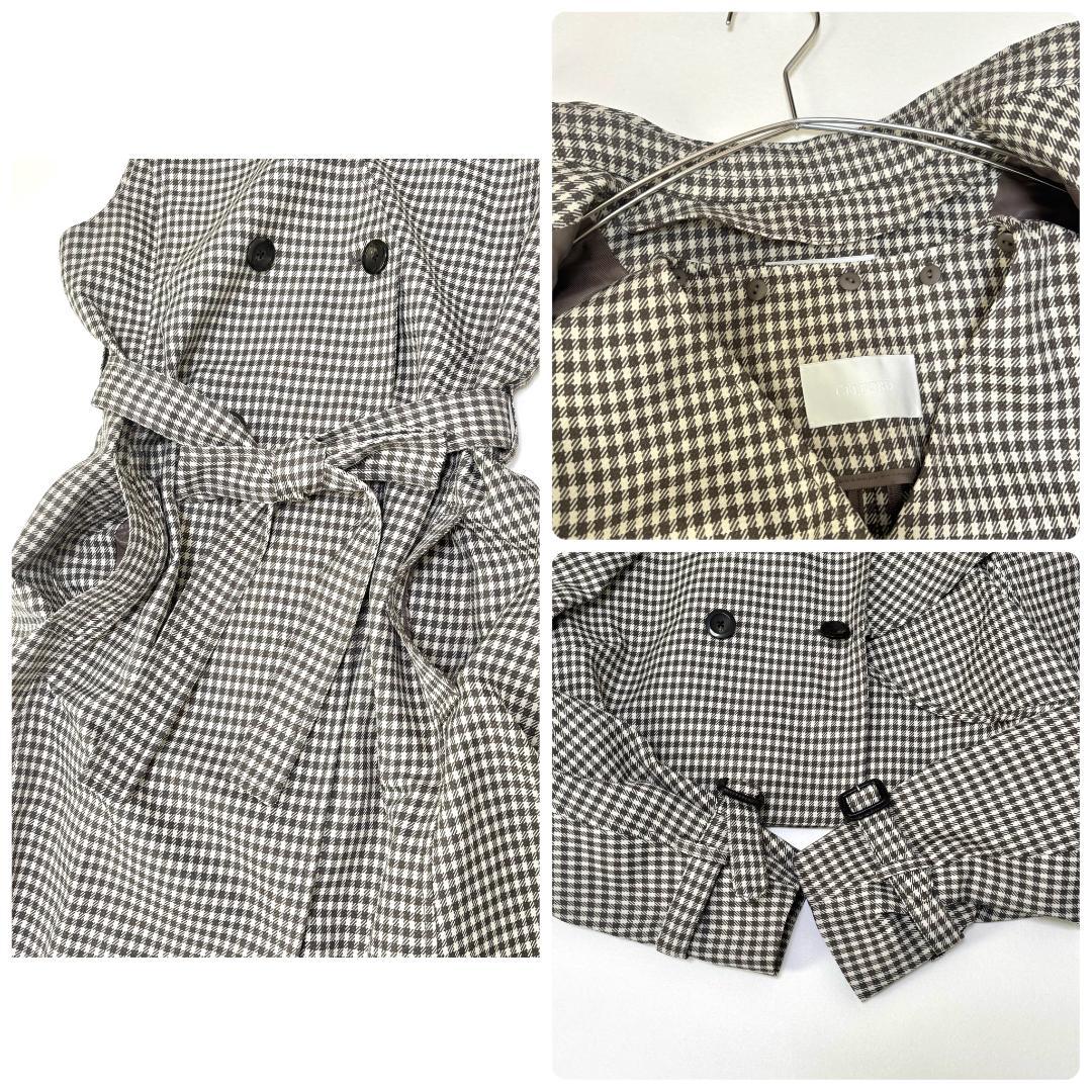 極美品　セルフォード 　３ＷＡＹフリルトレンチコート　M　大人可愛い