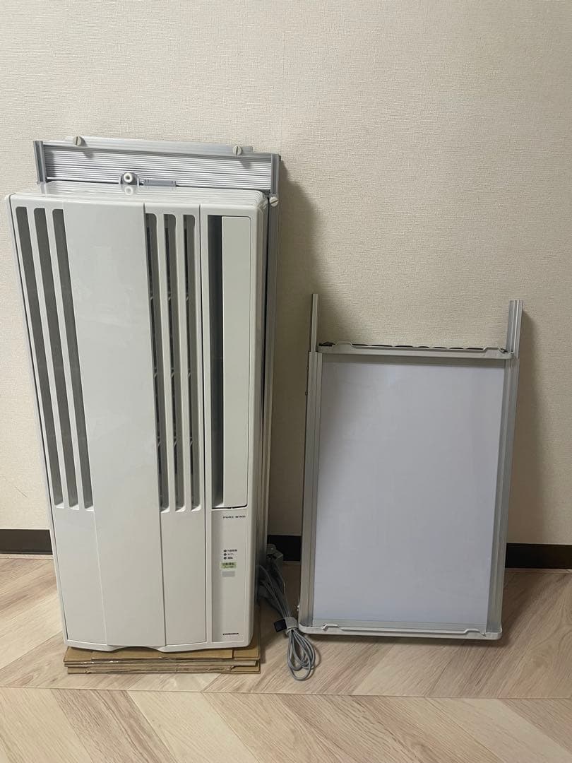 コロナ ルームエアコン テラス窓用取り付け枠付き