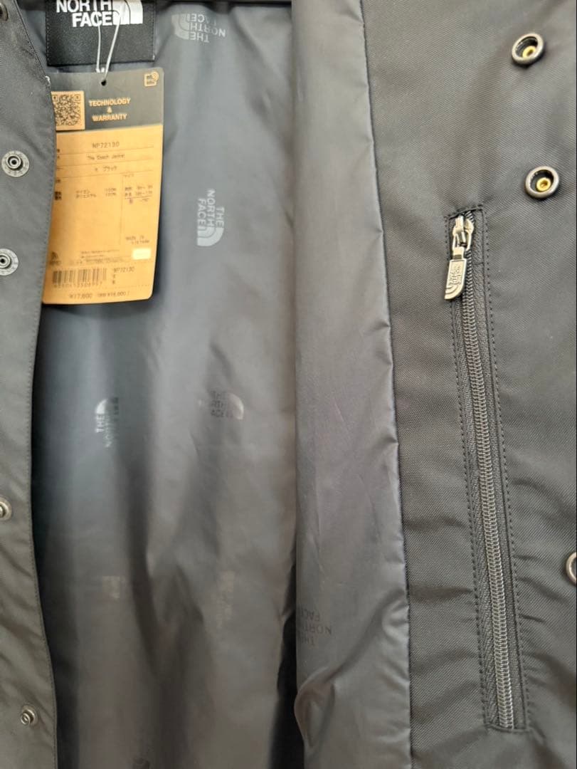 新品タグ付 ノースフェイス THE NORTH FACE コーチジャケット 黒