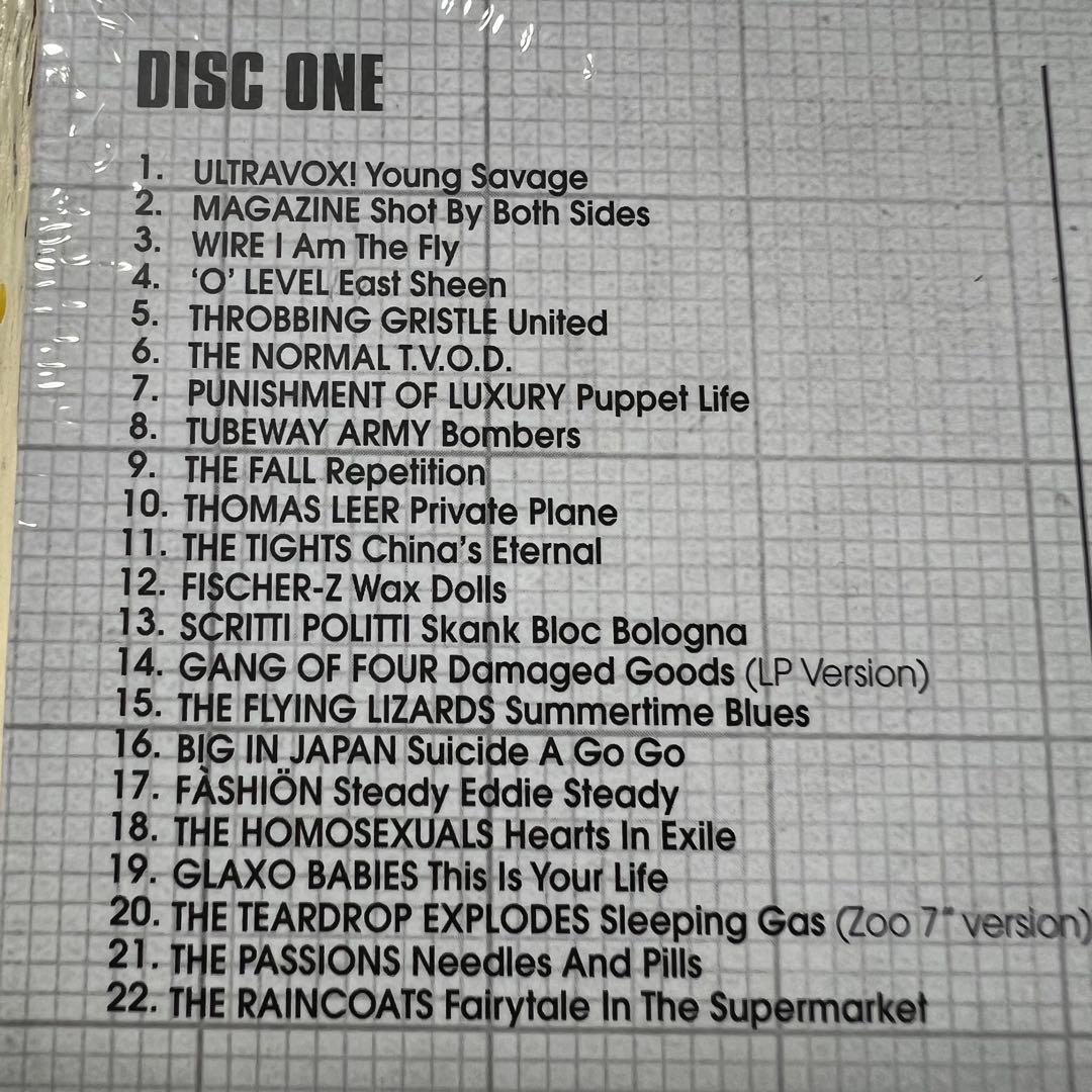 V.A.UK POST PUNK 1977-1981 5CD 未開封新品