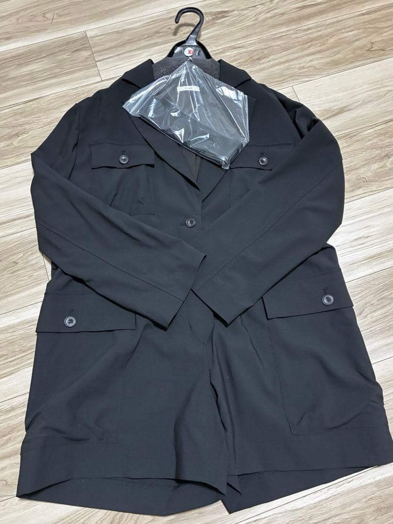 新品正規品MILITARY SHORT ALL IN ONE /clane黒1