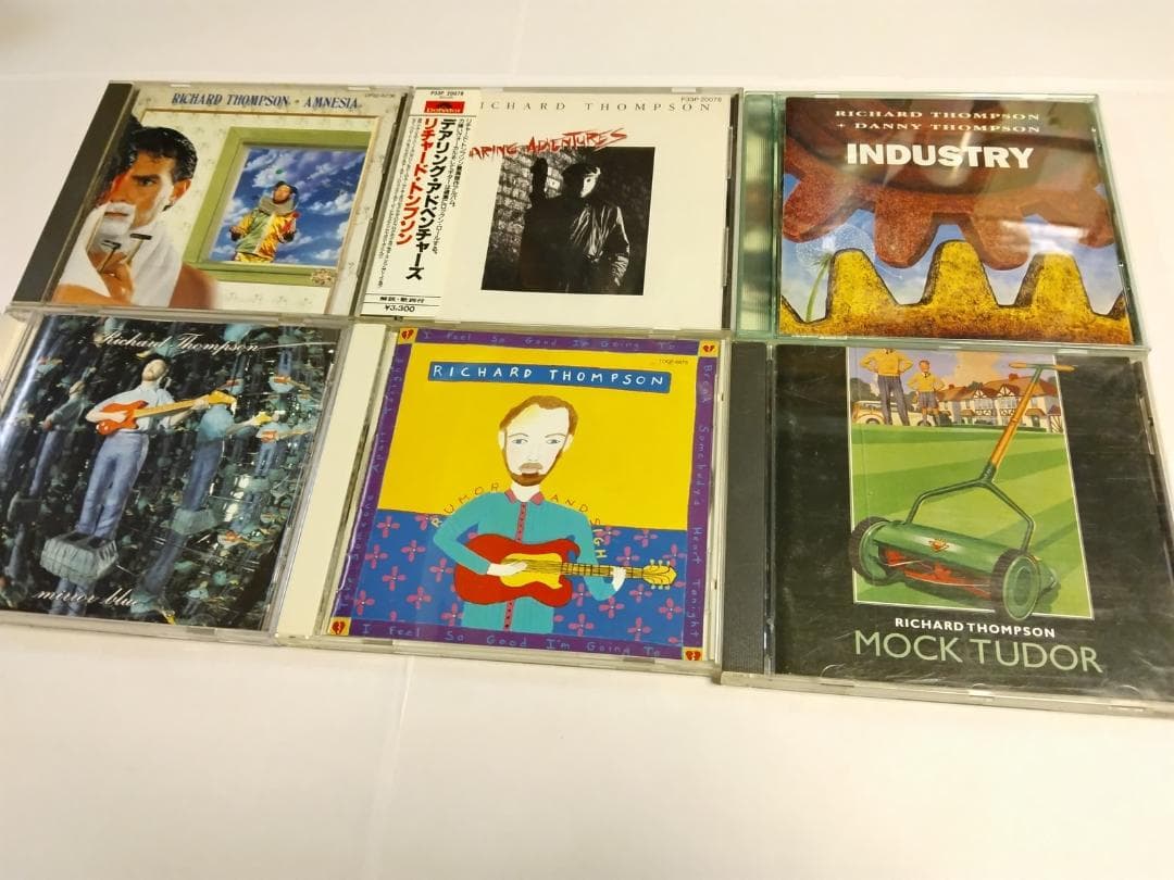 ● リチャード・トンプソン 中期メジャー期 名盤6枚セット 帯付 日本盤有 ●
