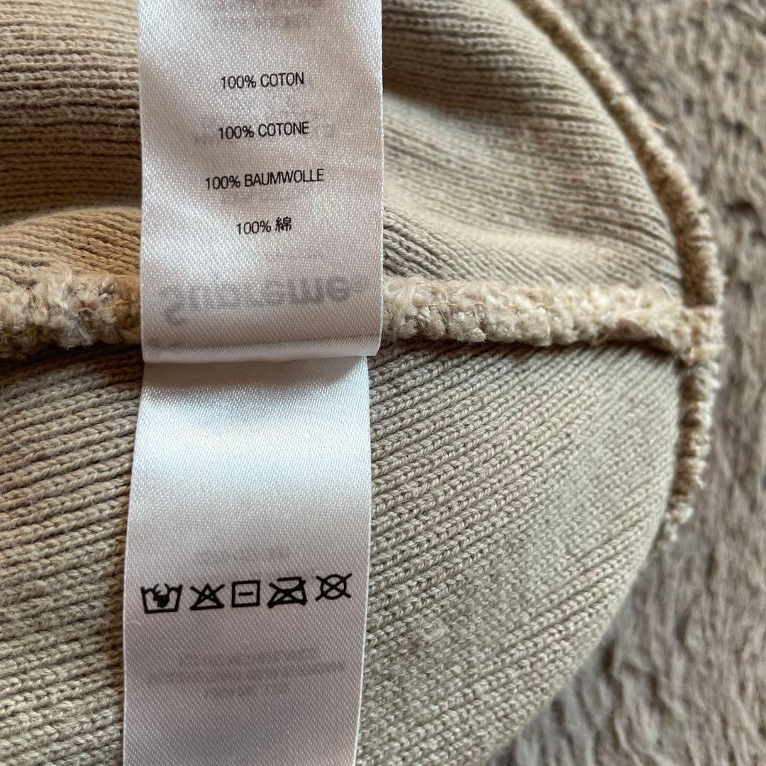 金欠ボーダーさん専用　Supreme ニット帽 ベージュ 100%コットン