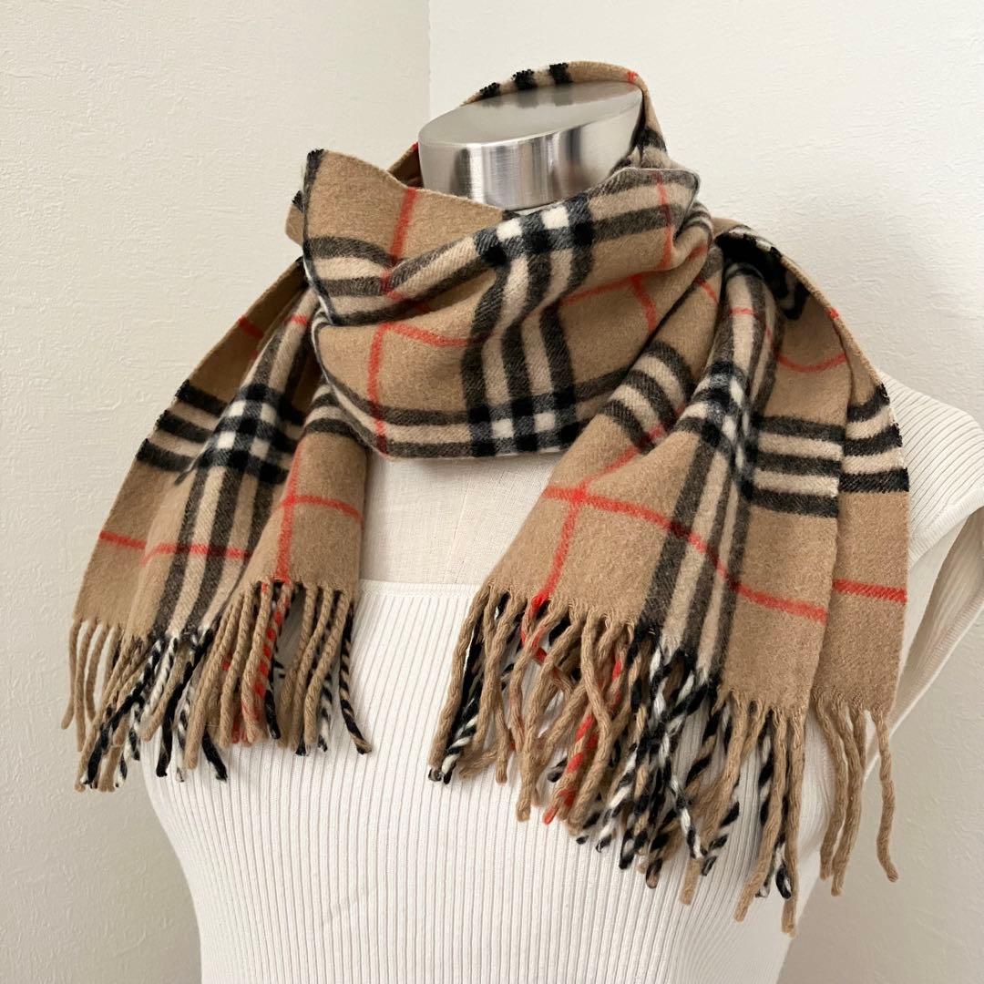 BURBERRYS✨バーバリー　カシミア100 マフラー