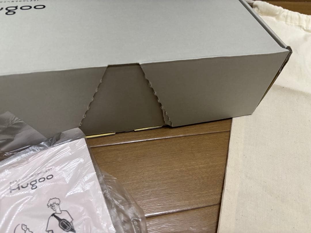 Hugoo ブラック ヒップシート　ショルダーバック　ウエストバッグ
