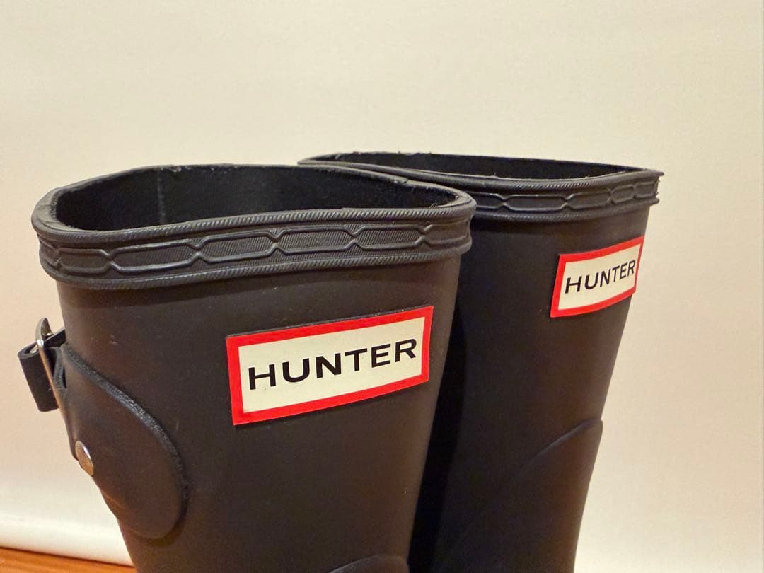 HUNTER ブラック 長靴 オリジナルショート24センチ