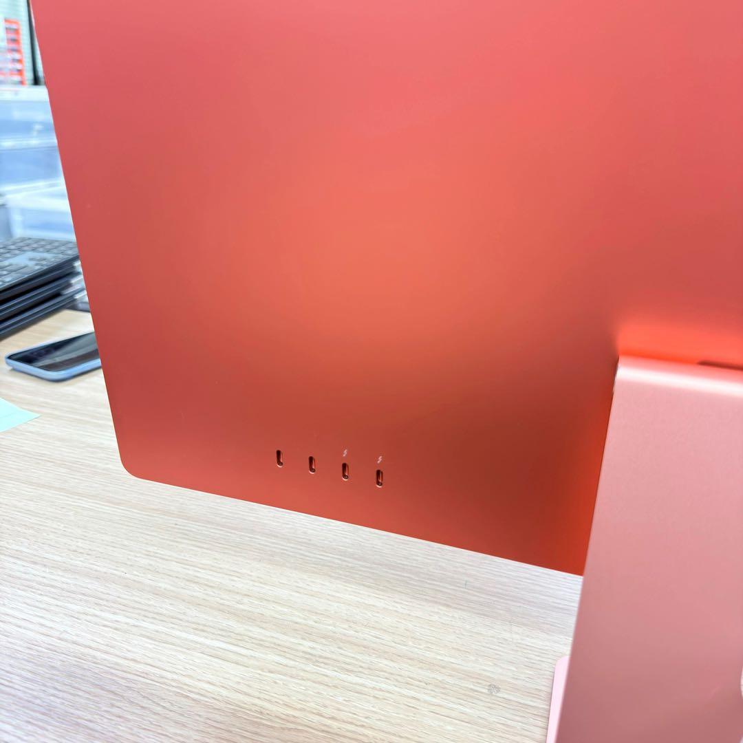 極美品 iMac 24インチ M1 8GB/256GB ピンク（充電器付き）