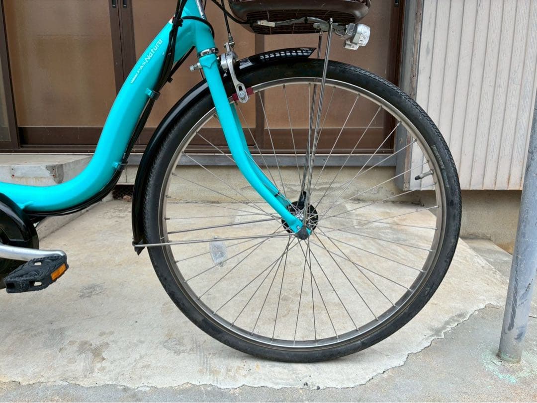 電動自転車　№ 8571 ヤマハ パスナチュラ 26インチ ミントブルー