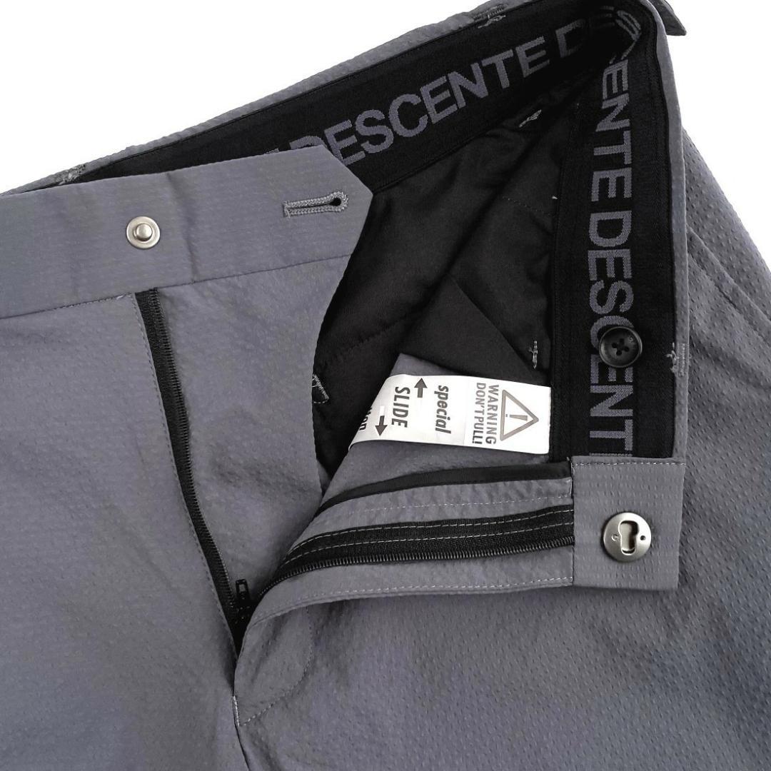 DESCENTE【デサント】 シアサッカースーツ 軽量　薄手　グレー