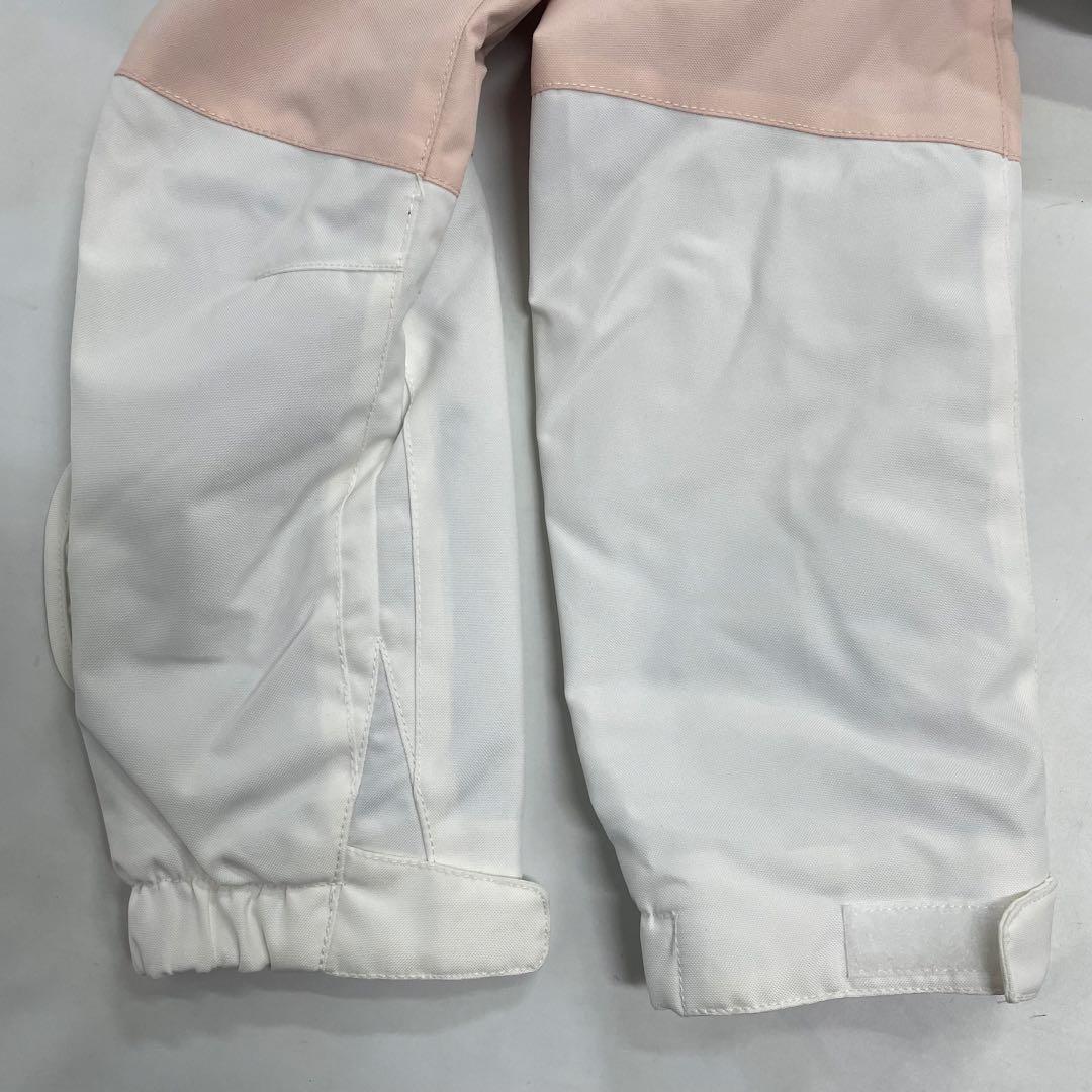 130 ピンク×白 スキーウェア 上下セット 130cm AB33WW1408J