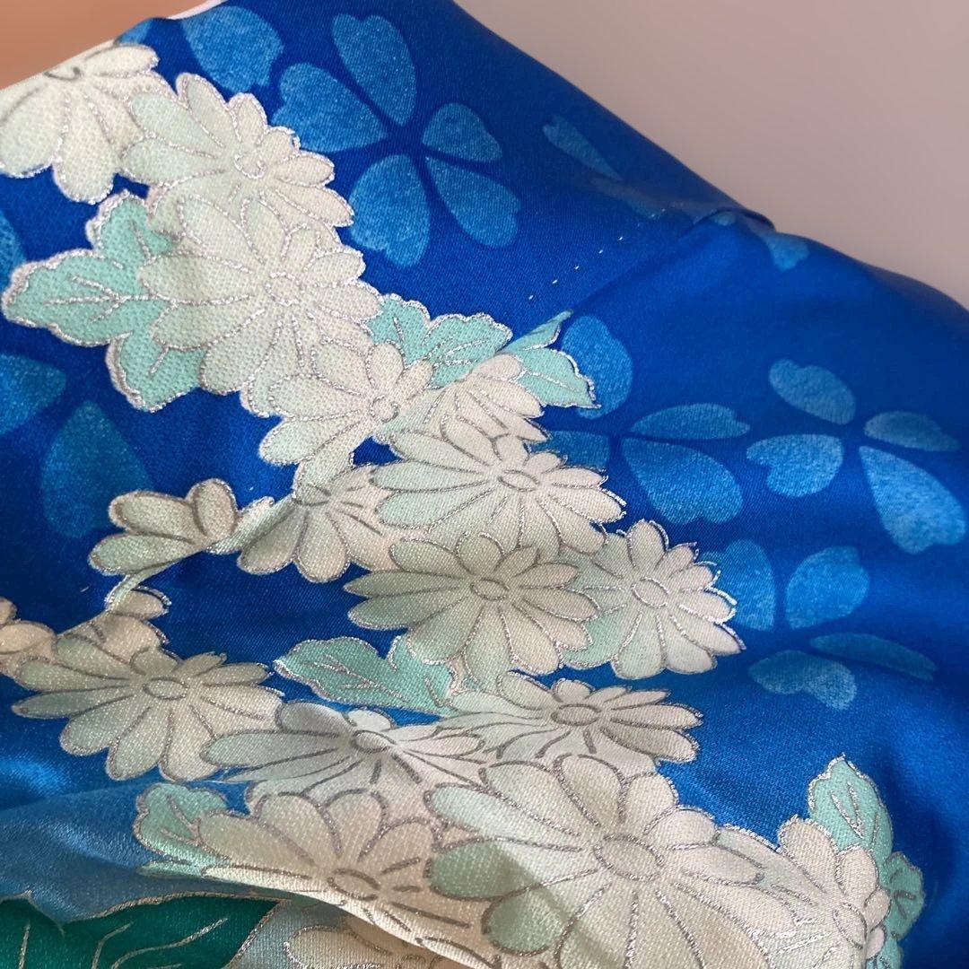 豪華振袖フルセット　駒刺繍　牡丹　成人式　大輪