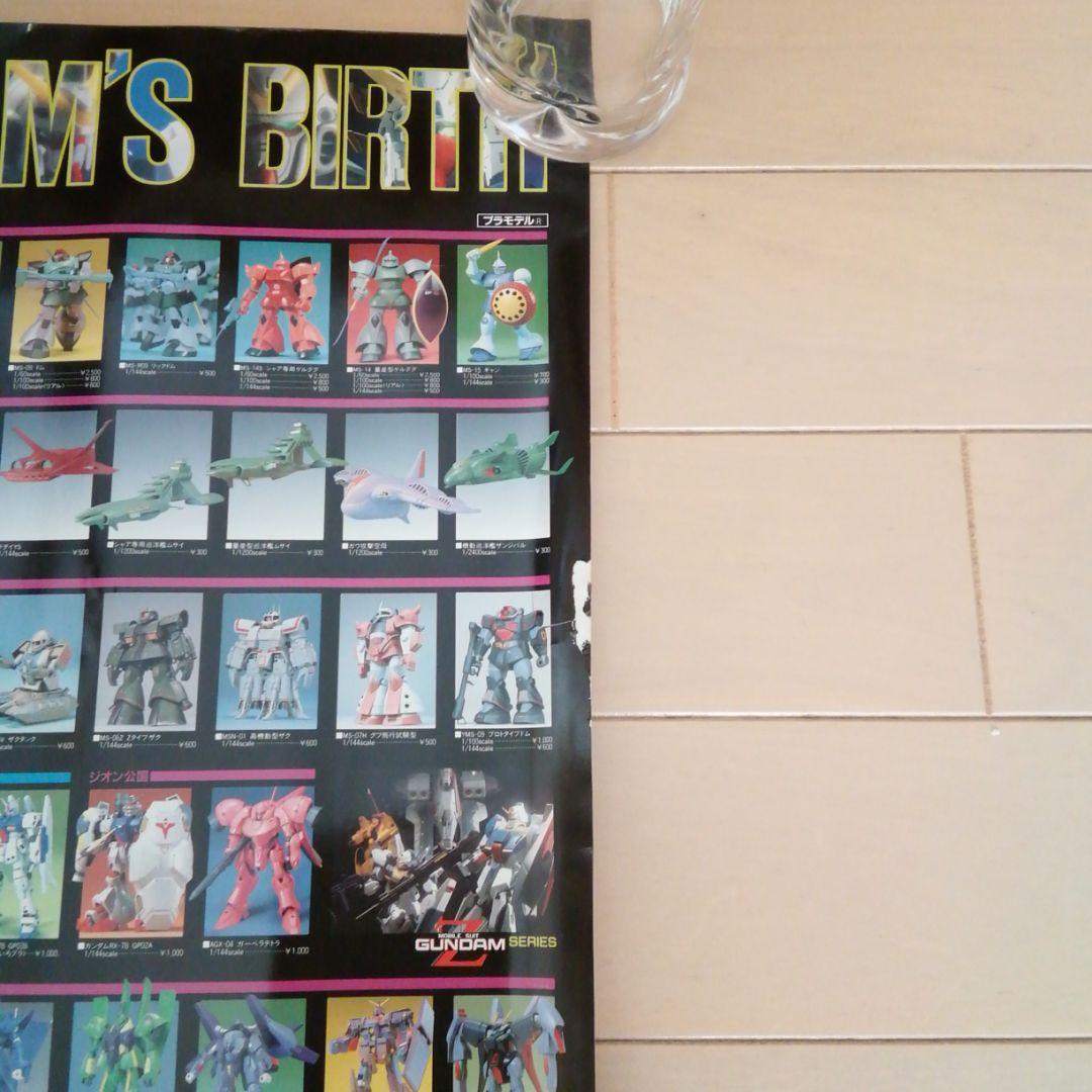 バンダイ　機動戦士ガンダム　1994年　15周年ガンプラポスター