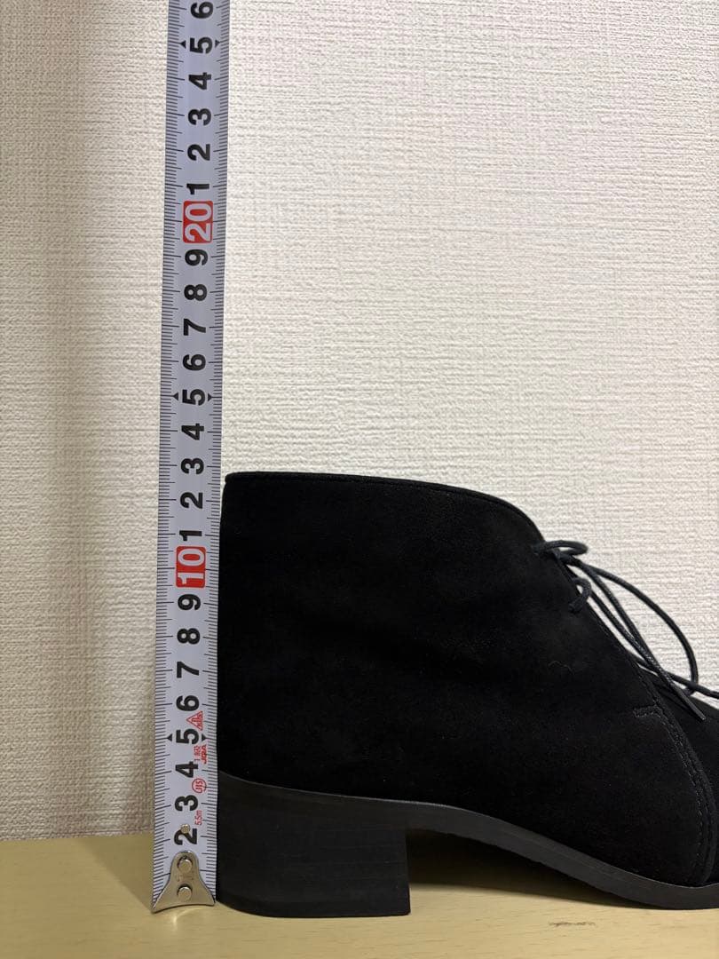 マーガレットハウエルアイデア 23.5 スエードブーツ 黒