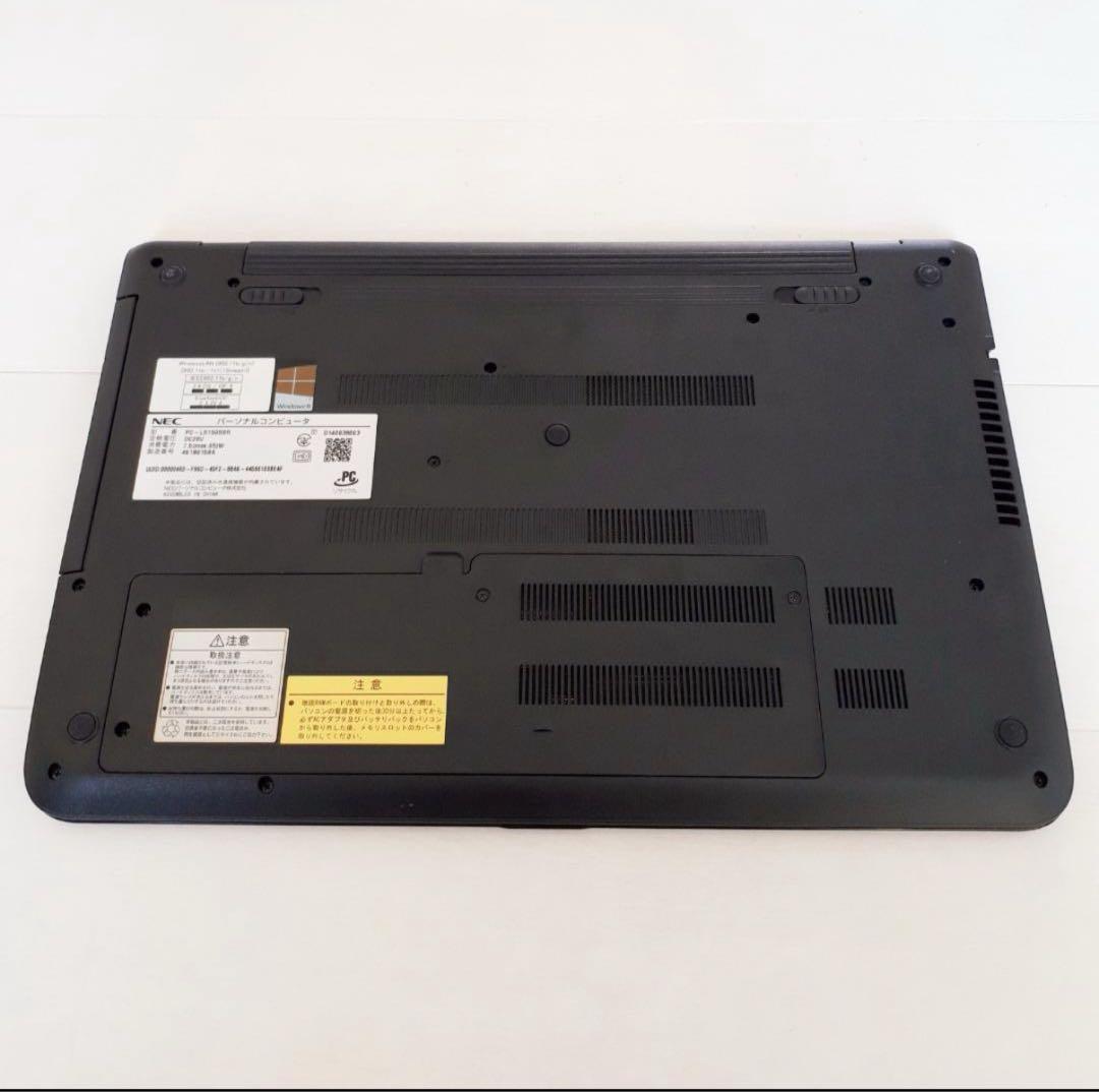 33【美品・赤】高速SSD・Webカメラ✨NECノートパソコン✨初心者マニュアル