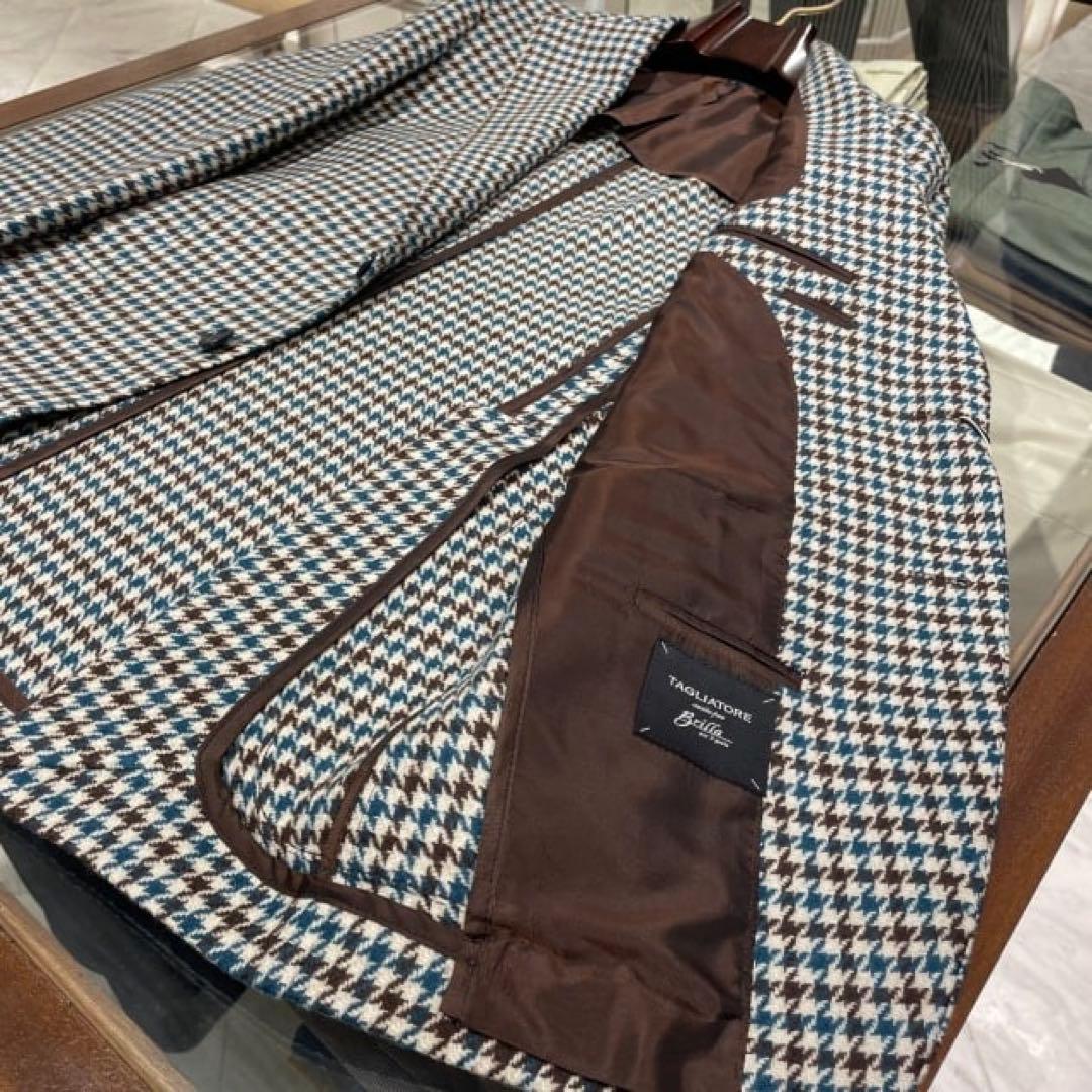 TAGLIATOR Brilla 別注 ガンクラブチェック ジャケット