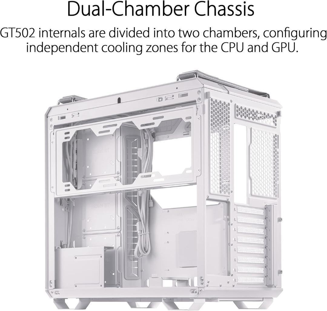 PCケース(自作PC用) ASUS TUF Gaming GT502 White Edition ATX