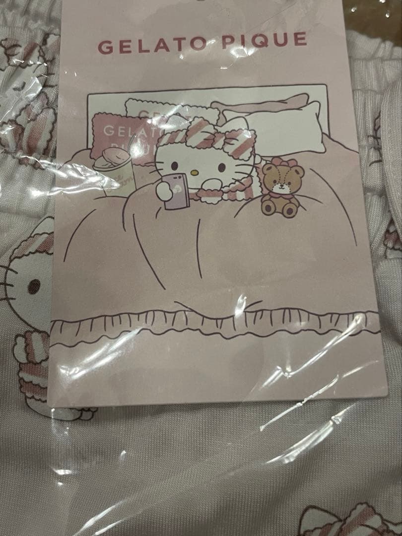 【本日限定値下げ】総柄ショートパンツ　ジェラピケ　サンリオ　キティ