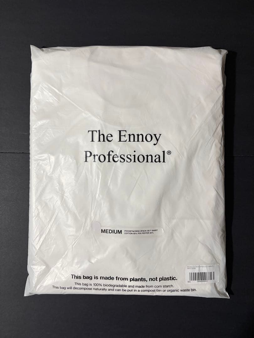 トップス ENNOY POCKET & CREW 2PACK SS T-SHIRT M