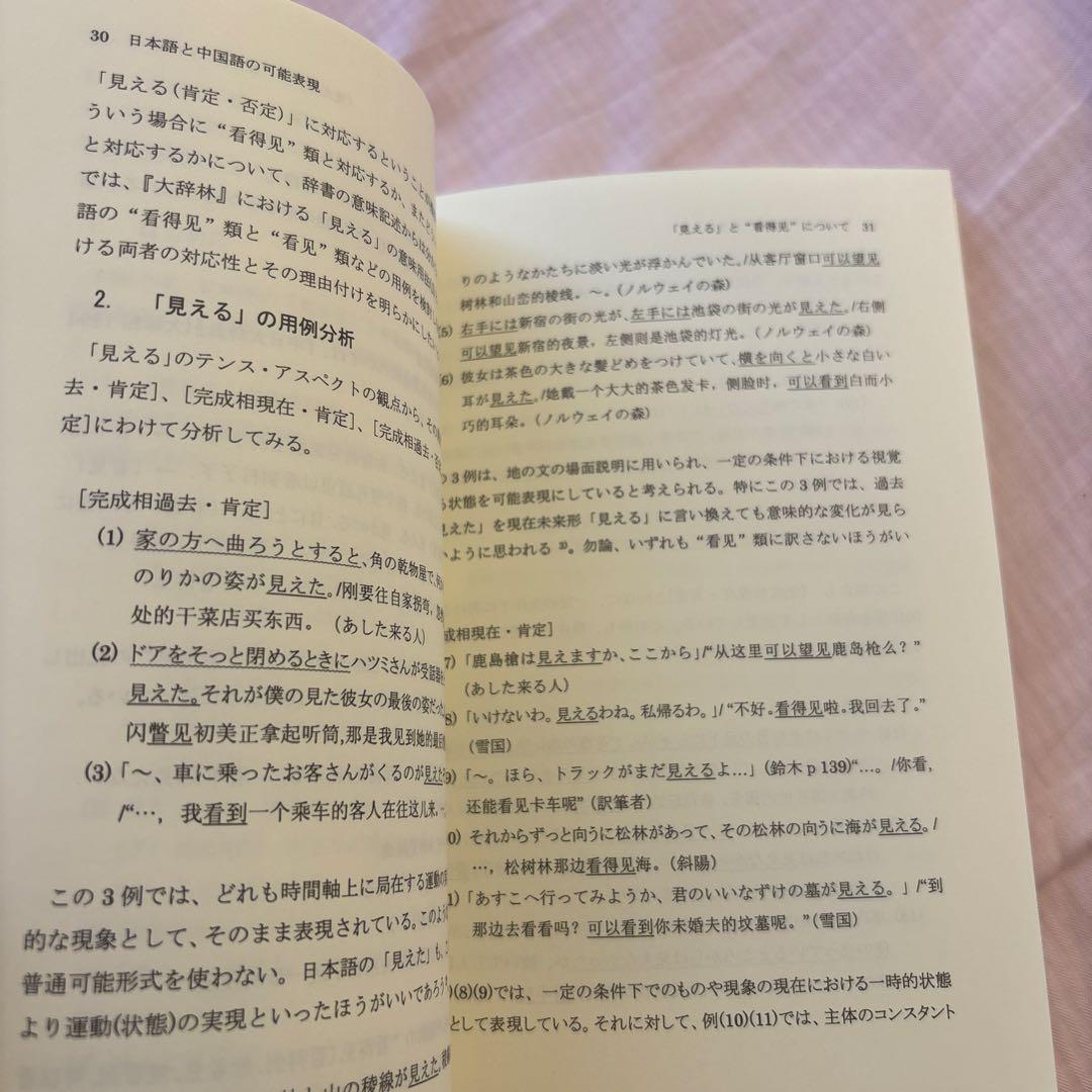 【新品】日本語と中国語の可能表現(絶版本) 日中対照言語学会編/白帝社①