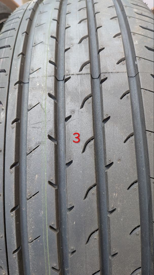 新車外し 40アルファード 225/60R18 タイヤのみ 2025年34週製