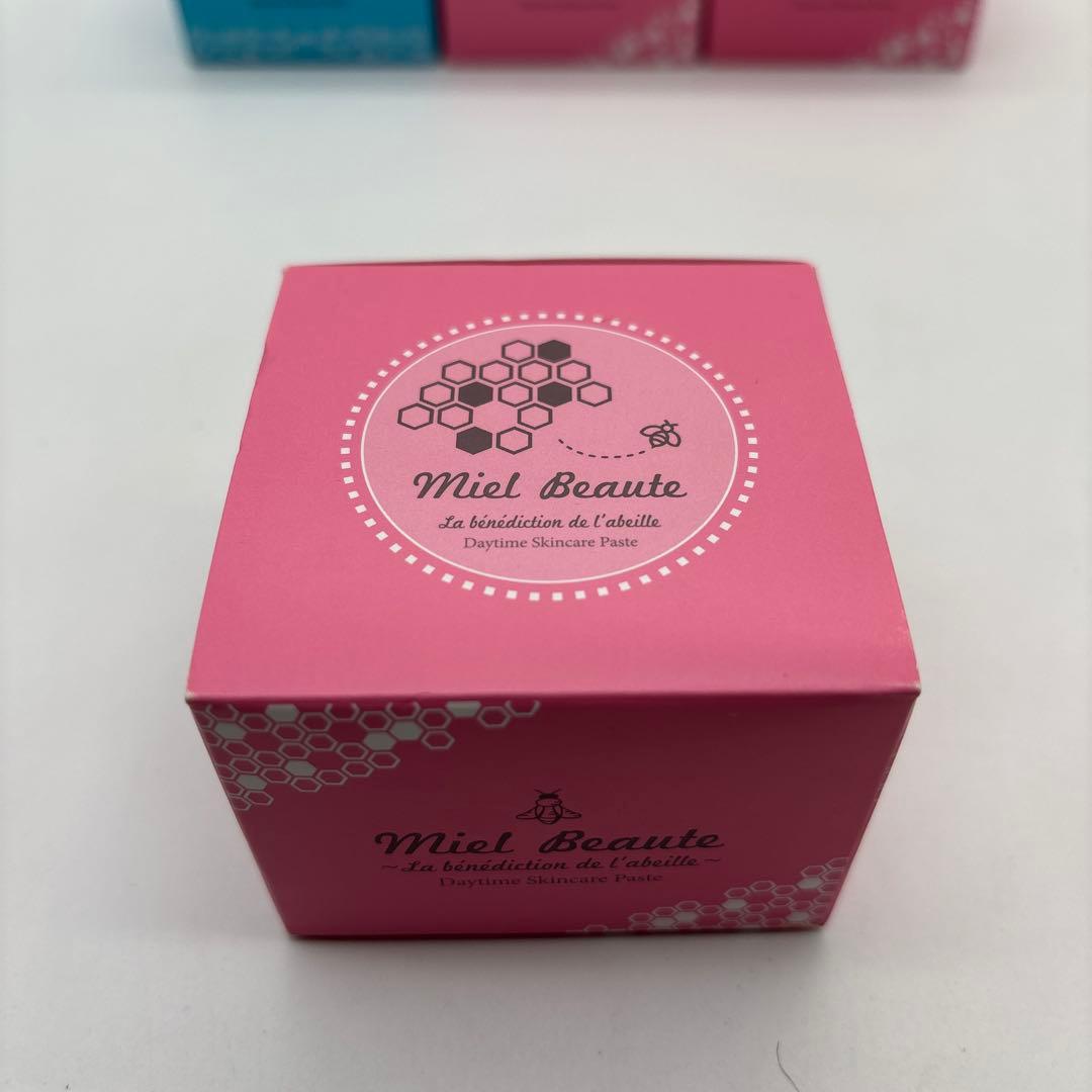 【未使用品】ミエルボーテ　デイタイムスキンケアペースト ピンク×3+バニラ×1