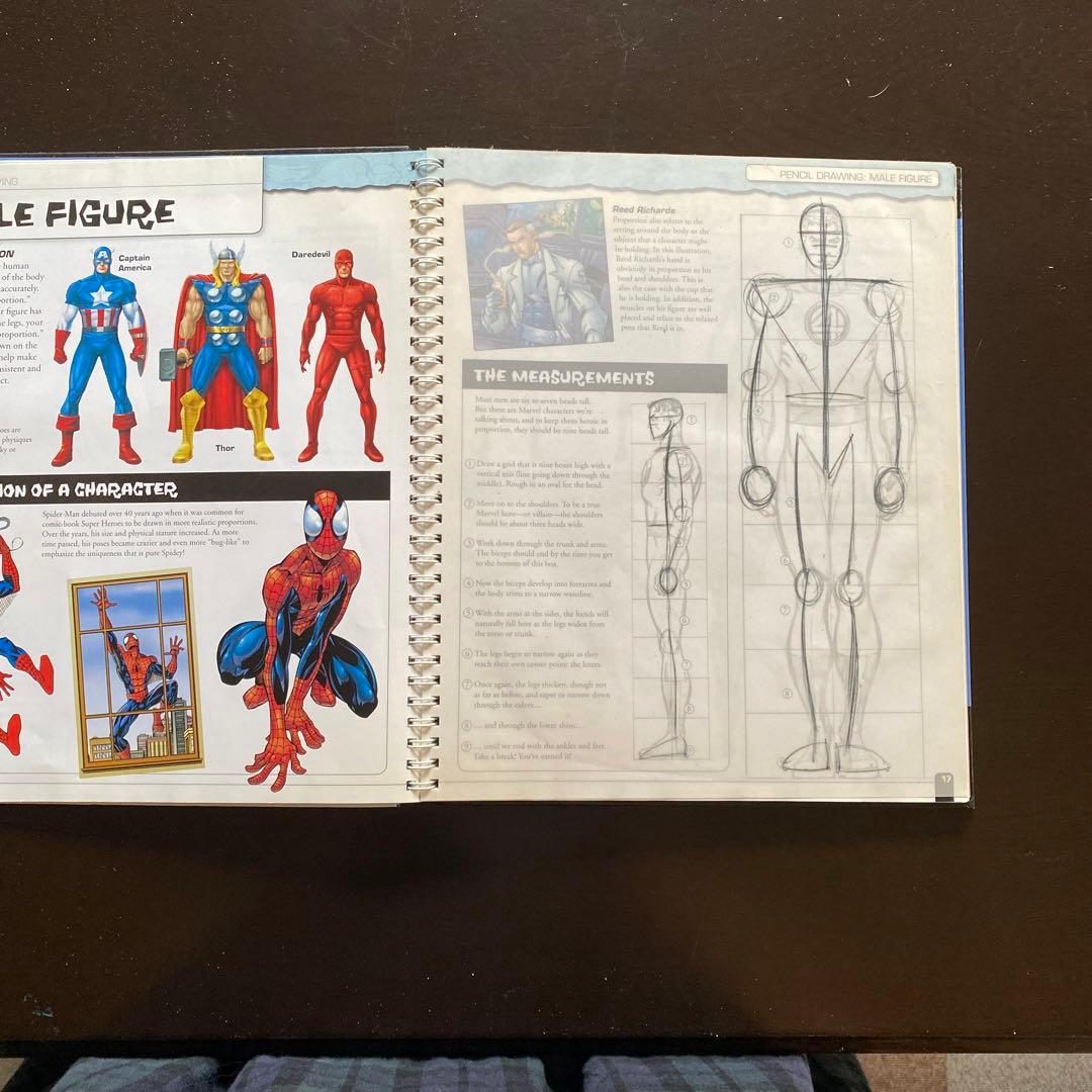 アート・デザイン・音楽 You can draw  MARVEL  CHARACTERS