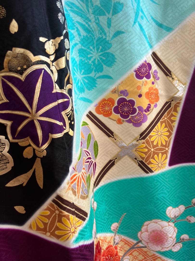 ローラ　ROLA 振袖　豪華　美品　絹　吉祥文様　刺繍