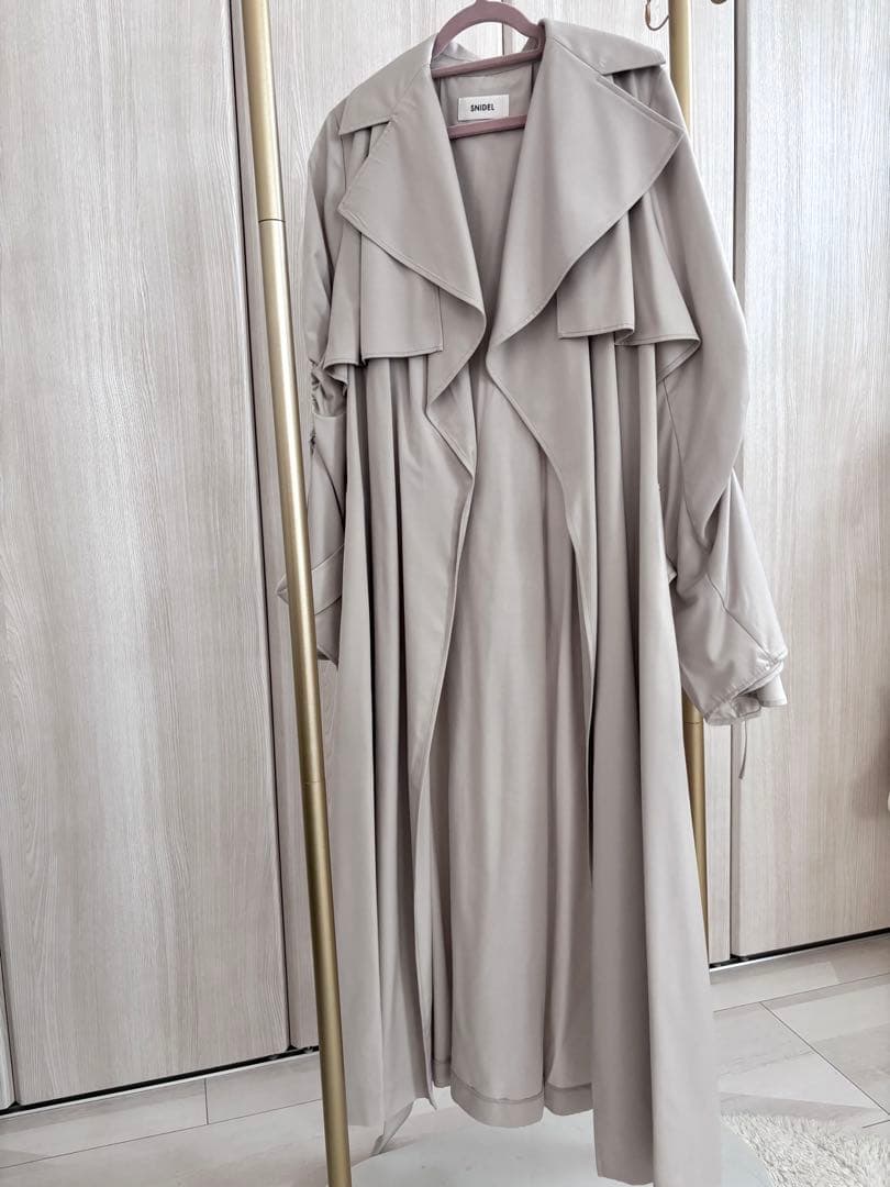 Sustainableグロストレンチコート SNIDEL