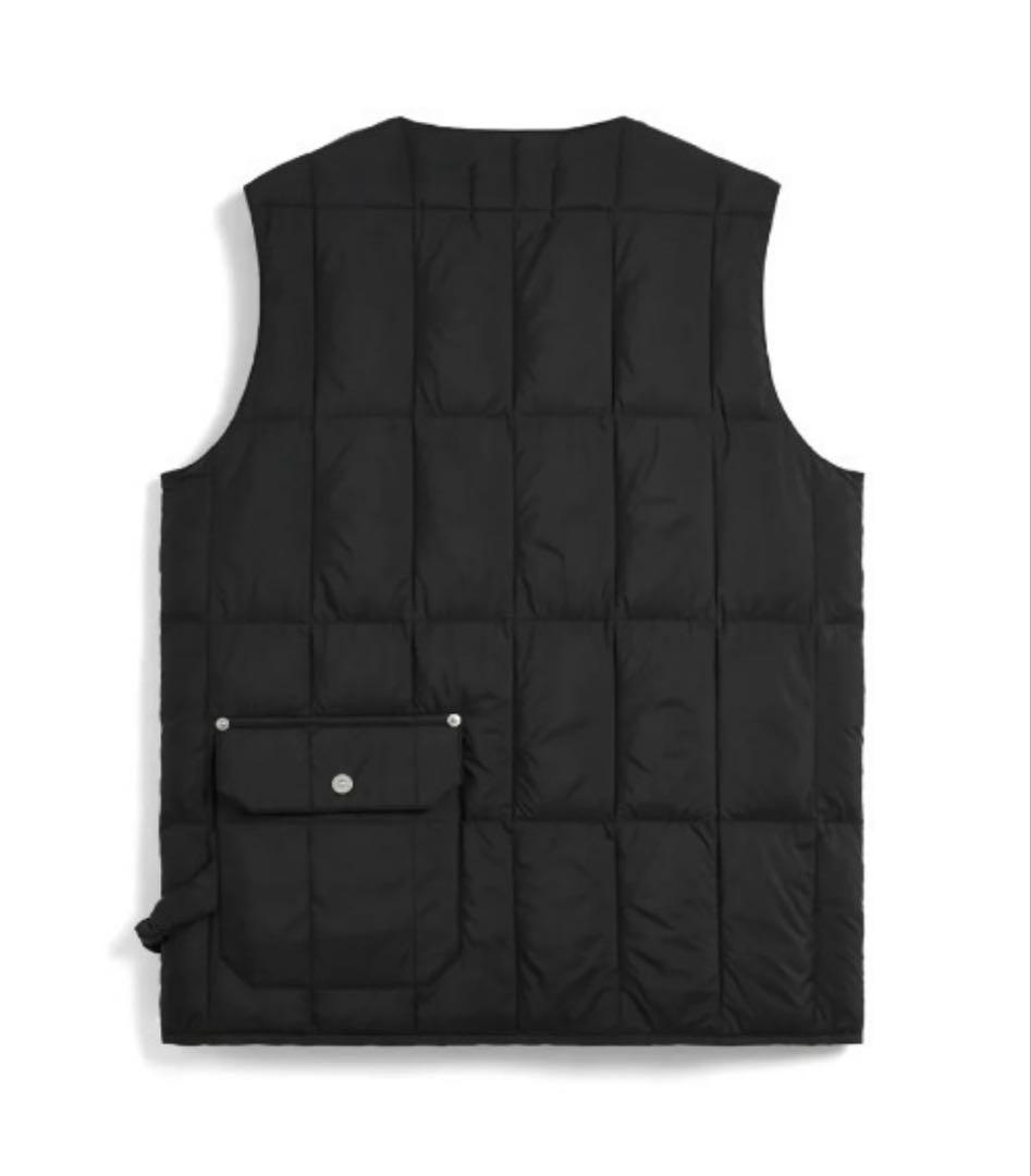 タイオン ワーク ベスト XL ブラック TAION ダウンベストCORDURA